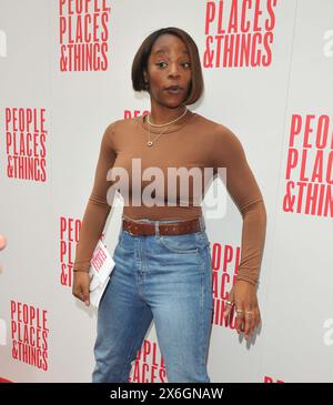 London, England, 14.05.2024, Corinna Brown bei der Opening Night „People, Places and Things“, Trafalgar Theatre, Whitehall, am Dienstag, den 14. Mai 2024 in London, England, Großbritannien. CAP/CAN ©CAN/Capital Pictures Stockfoto