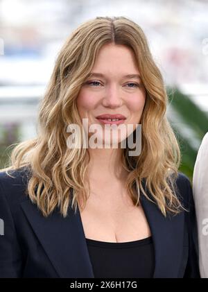 Cannes, Frankreich. Mai 2024. Lea Seydoux nahm an der Fotokonferenz des zweiten Aktes im Palais de Festival Teil, Teil der 77. Ausgabe der Filmfestspiele von Cannes. Quelle: Doug Peters/EMPICS/Alamy Live News Stockfoto