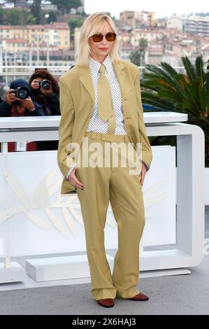 Emmanuelle Beart beim Photocall der Camera d'Or Jury auf dem Festival de Cannes 2024 / 77. Internationale Filmfestspiele von Cannes am Palais des Festivals. Cannes, 15.05.2024 Stockfoto