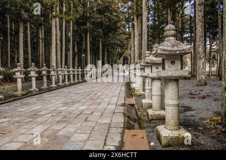 Eintritt zum Okunoin Friedhof, Mount Koya (Koyasan), Wakayama, Japan Stockfoto