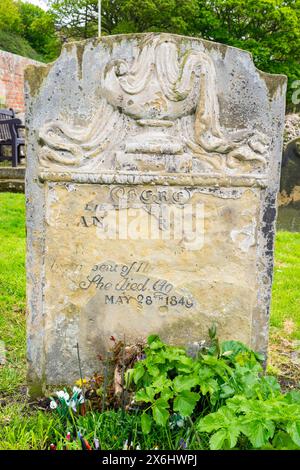 Scarborough UK - das Grab von Anne Bronte in Scarborough North Yorkshire England UK GB Europa Stockfoto