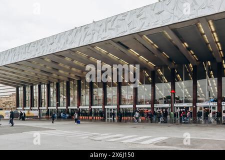 Rom, Italien - 27.12.2023: Roma Termini, Hauptbahnhof von Rom, Italien. Stockfoto