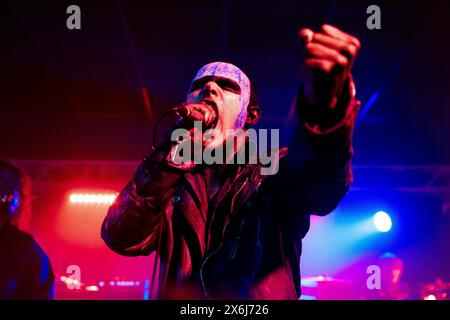 Mailand, Italien. Mai 2024. Griffin Taylor von der US-amerikanischen Nu-Metal-Band Vended tritt am 14. Mai 2024 live im Legends Club in Mailand auf. Italien. (Foto: Mairo Cinquetti/NurPhoto) Credit: NurPhoto SRL/Alamy Live News Stockfoto