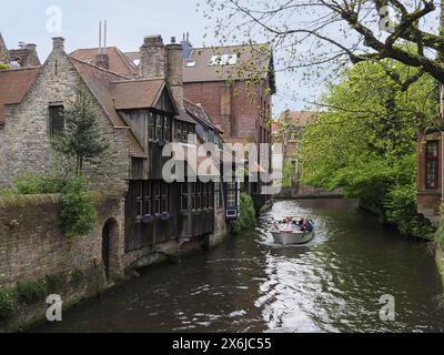 Ein Spaziergang durch Brügge in Belgien Stockfoto