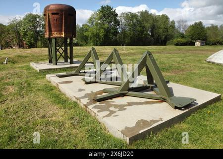 Das Fort Eben-Emael, heute ein Museum in Bassenge, Belgien. Stockfoto