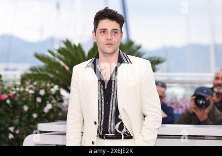 Cannes, Frankreich. Mai 2024. Xavier Dolan, Präsident der UN-Jury, posiert während eines Fotoaufrufs bei der 77. Ausgabe der Filmfestspiele in Cannes, Südfrankreich, am 15. Mai 2024. Quelle: Gao Jing/Xinhua/Alamy Live News Stockfoto