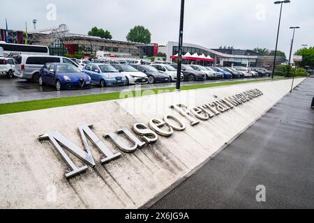 Das Ferrari-Museum in Maranello. Der Grand Prix der Emilia Romagna findet an diesem Wochenende auf der Rennstrecke Autodromo Internazionale Enzo e Dino Ferrari in Italien statt. Bilddatum: Mittwoch, 15. Mai 2024. Stockfoto