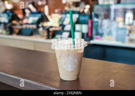 USA. Mai 2024. Fort Lauderdale, FL - 14. Mai: Starbucks am 14. Mai 2024 in Fort Lauderdale, Florida. (Foto: Michele Eve Sandberg/SIPA USA) Credit: SIPA USA/Alamy Live News Stockfoto