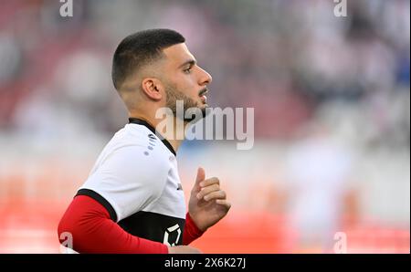 Deniz Undav VfB Stuttgart (26) Porträt, WWK Arena, Augsburg, Bayern, Deutschland Stockfoto