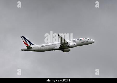 Aircraft Air France, Airbus A220-300, F-HZUH Stockfoto