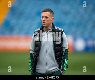 15. Mai 2024; Rugby Park, Kilmarnock, Schottland: Scottish Premiership Football, Kilmarnock versus Celtic; Callum McGregor of Celtic Stockfoto