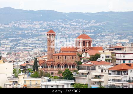 Thessaloniki, Griechenland - 03. Mai 2019: Die Kirche der Heiligen Charalampos & Christoforos (griechisch Ιερός Ναός Αγίων Χαραλάμπους και Χριστοφόρου). Stockfoto