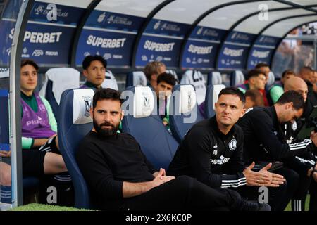 Posen, Polen. Mai 2024. Goncalo Feio Cheftrainer von Legia Warszawa, der während des PKO BP Ekstraklasa Spiels zwischen Lech Poznan und Legia Warszawa im Enea Stadium gesehen wurde. Endpunktzahl: Lech Poznan 1:2 Legia Warszawa. (Foto: Maciej Rogowski/SOPA Images/SIPA USA) Credit: SIPA USA/Alamy Live News Stockfoto