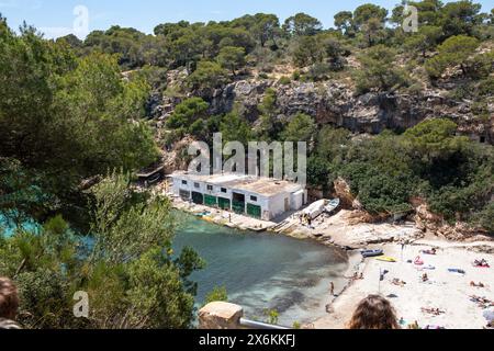 Platja de Cala Pi, Cala Pi, Mallorca, Balearen, Mittelmeer, Spanien Stockfoto