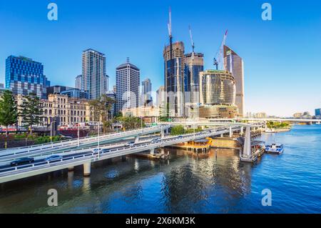 Brisbane, Hauptstadt des Bundesstaates Queensland im Nordosten Australiens. Stockfoto