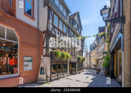 Allee in der Altstadt von Wetzlar, Lahn, Westerwald, Lahntal, Taunus, Hessen, Deutschland Stockfoto