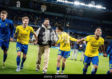 Dänemark. Mai 2024. Broendby IF ist nach dem 3F Superliga-Spiel zwischen Broendby IF und FC Nordsjaelland im Broendby Stadium in Broendby am Mittwoch, den 15. Mai 2024. (Foto: Mads Claus Rasmussen/Ritzau Scanpix) Credit: Ritzau/Alamy Live News Stockfoto