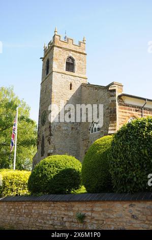 St. Margaret's Church, Denton, Northamptonshire Stockfoto