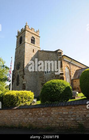 St. Margaret's Church, Denton, Northamptonshire Stockfoto