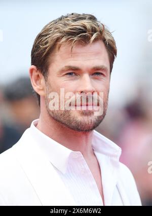Der australische Schauspieler Chris Hemsworth besucht die Premiere von Furiosa: A Mad Max Saga beim 77. Cannes Film Festival am Mittwoch, den 15. Mai 2024. Foto von Rune Hellestad/UPI Stockfoto