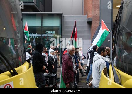 März der Freiheit für Palästina, Manchester, 15-05-24 Stockfoto