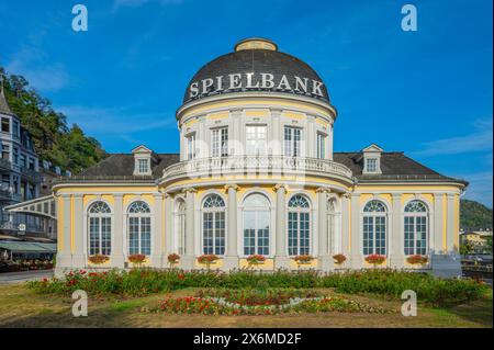 Casino im Kurhaus Bad Ems an der Lahn, Lahn, Lahntal, Rheinland-Pfalz, Deutschland Stockfoto