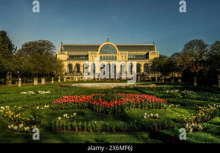 Park und Festivalhalle in der Flora, Köln, NRW, Deutschland Stockfoto
