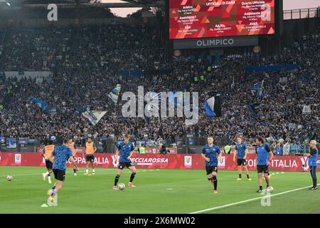 Roma, Italien. Mai 2024. Stadio Olimpico, Roma, Italien - Atalanta-Fans beim Finale des italienischen Pokals Fußball, Atalanta gegen Juventus, 15. Mai 2024 (Foto: Roberto Ramaccia/SIPA USA) Credit: SIPA USA/Alamy Live News Stockfoto