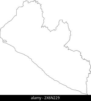 liberia Karte Symbol Illustration Design Stock Vektor