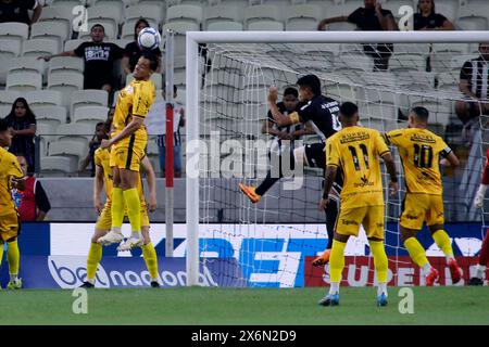 Fortaleza, Ceara, Brasilien. Mai 2024. Fortaleza (CE), 15/2024 -FOOTBALL/CEARA/AMAZONAS FC - Ramon feiert Cearas erstes Tor während des Spiels zwischen Ceara (CE) am Mittwoch Abend (15) in der Arena Castelao in Fortaleza CE. (Kreditbild: © LC Moreira/TheNEWS2 via ZUMA Press Wire) NUR REDAKTIONELLE VERWENDUNG! Nicht für kommerzielle ZWECKE! Stockfoto