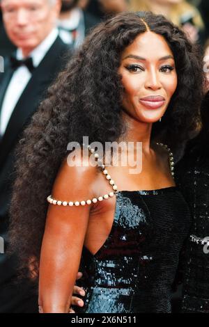 Cannes, Frankreich. Mai 2024. Naomi Campbell kommt auf dem Roten Teppich zur Premiere von Furiosa : A Mad Max Saga. Foto von Julie Edwards./Alamy Live News Stockfoto