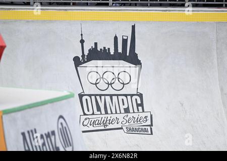 Shanghai, China. Kredit: MATSUO. Mai 2024. Allgemeine Ansicht Skateboarden : OQS olympische Qualifikationsserie für den pariser Frauenpark 2024 am Huangpu River in Shanghai, China. Kredit: MATSUO . K/AFLO SPORT/Alamy Live News Stockfoto