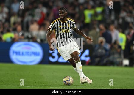 Samuel Iling-Junior (Juventus) während des Italienischen Pokalspiels zwischen Atalanta 0-1 Juventus im Olimpic-Stadion am 15. Mai 2024 in Roma, Italien. Quelle: Maurizio Borsari/AFLO/Alamy Live News Stockfoto