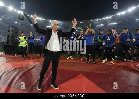 Rom, Italien 15.05.2024: In Aktion während der ITALIENMEISTERSCHAFT 2023-2024, Coppa Italia Frecciarossa, Fußballspiel Atalanta Bergamasca gegen FC Juventus in Oly Stockfoto