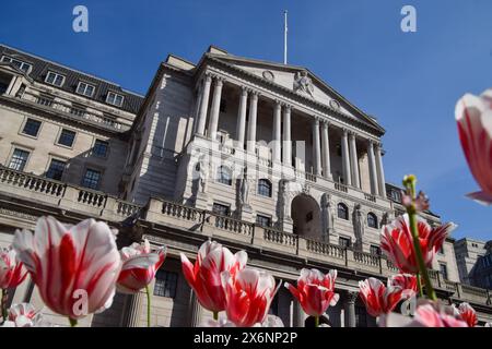 London, Großbritannien. Mai 2024. Außenansicht der Bank of England. Quelle: Vuk Valcic/Alamy Stockfoto