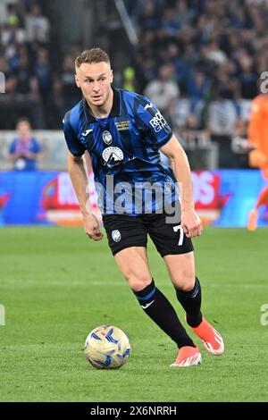 Roma, Italien. Mai 2024. Teun Koopmeiners von Atalanta im Finale des italienischen Pokals zwischen Atalanta und Juventus im Olympiastadion in Rom, Italien, am Mittwoch, den 15. Mai 2024. (Tano Pecoraro/LaPresse) Credit: LaPresse/Alamy Live News Stockfoto