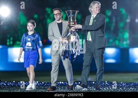 Rom, Italien. Mai 2024. Alessandro Del Piero (C) hält das Finale des italienischen Coppa Italia 2023/24 zwischen Atalanta Bergamo und Juventus F. C im Olympiastadion in Rom, Italien Endergebnis; Atalanta Bergamo 0:1 Juventus F. C Credit: SOPA Images Limited/Alamy Live News Stockfoto