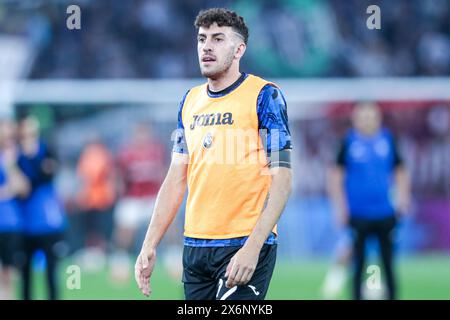 Rom, Italien. Mai 2024. Matteo Ruggeri von Atalanta Bergamo, der während des Coppa Italia 2023/24 im Endspiel zwischen Atalanta Bergamo und Juventus F. zu sehen war C im Olympiastadion in Rom, Italien Endergebnis; Atalanta Bergamo 0:1 Juventus F. C Credit: SOPA Images Limited/Alamy Live News Stockfoto
