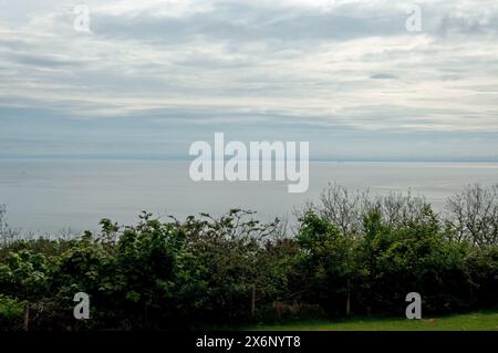 Blick auf Whiting Bay, Isle of Arran, Schottland, Großbritannien Stockfoto