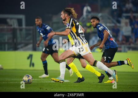 Rom, Italie. Mai 2024. Adrien Rabiot (Juventus FC) während des Italienischen Pokals, Coppa Italia, Finale des Fußballspiels zwischen Atalanta BC und Juventus FC am 15. Mai 2024 im Stadio Olimpico in Rom, Italien - Foto Morgese-Rossini/DPPI Credit: DPPI Media/Alamy Live News Stockfoto