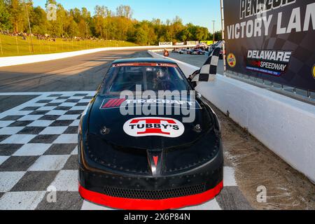 Delaware, Kanada. Am 10. Mai 2024 öffnet der Delaware Speedway die Türen für den Auftakt der 72. Staffel. Bone Stock Driver Sterling Roberts (15) von Ingersoll Stockfoto