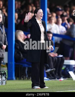 Dateifoto vom 05.05.2024 von Lauren Smith, dem Manager von Bristol City, dessen Team nach dem Aufstieg einen harten Lauf fand und nur fünf Punkte aus den ersten 11 Spielen sicherte, mit einem Sieg von 3-2 in West Ham im November, dem Einzelsieg. Bilddatum: Sonntag, 5. Mai 2024. Ausgabedatum: Donnerstag, 16. Mai 2024. Stockfoto