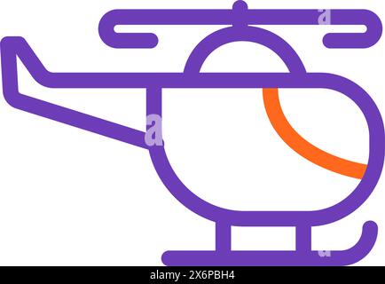 Hubschrauberflug Vektor Illustration Kunst Stock Vektor