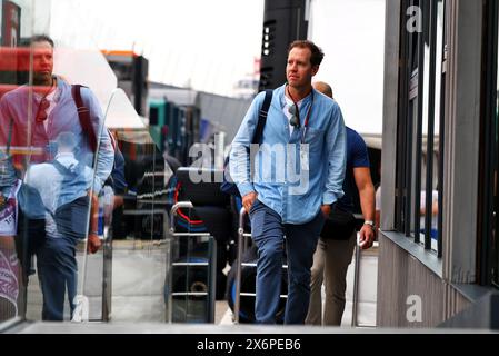 Imola, Italien. Mai 2024. Sebastian Vettel (DE). 16.05.2024. Formel-1-Weltmeisterschaft, Rd 7, Emilia Romagna Grand Prix, Imola, Italien, Vorbereitungstag. Das Foto sollte lauten: XPB/Alamy Live News. Stockfoto