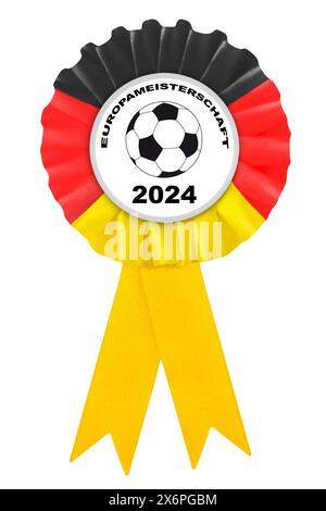 Fußball-Europameisterschaft 14. Juni 2024 und Deutsche Medaille Stockfoto