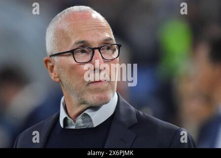 Marseille, Frankreich. Mai 2024. Dateifoto - der Besitzer der Olympique de Marseille Frank McCourt nimmt am 24. Oktober 2021 am Fußballspiel der Ligue 1 zwischen Olympique Marseille (OM) und Paris Saint-Germain's (PSG) im Stade Velodrome in Marseille, Südfrankreich, Teil. Frank McCourt, ein Immobilienmilliardär und ehemaliger Eigentümer der Los Angeles Dodgers, sagte Mittwoch, dass er die Grundlagen für den Erwerb von TikTok als Teil einer breit angelegten Initiative für ein gesünderes Internet legt. Foto: Christian Liewig/ABACAPRESS. COM Credit: Abaca Press/Alamy Live News Stockfoto