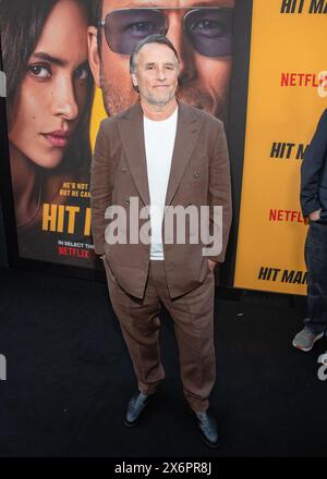 AUSTIN, TEXAS - Richard Linklater nahm am 15. Mai 2024 im Paramount Theatre in Austin, Texas, an der Premiere von Netflix's 'Hit man' und Glen Powell's Induktion in die Texas Film Hall of Fame Teil. (Foto: Maggie Boyd/SIPA USA) Credit: SIPA USA/Alamy Live News Stockfoto