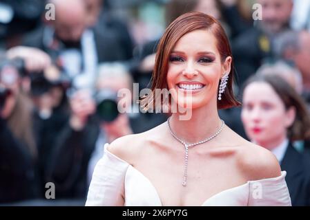 Cannes, Frankreich. Mai 2024. Maëva Coucke besucht den Roten Teppich „Furiosa: A Mad Max Saga“ (Furiosa: Une Saga Mad Max) beim 77. Jährlichen Filmfestival in Cannes im Palais des Festivals. (Foto: Loredana Sangiuliano/SOPA Images/SIPA USA) Credit: SIPA USA/Alamy Live News Stockfoto