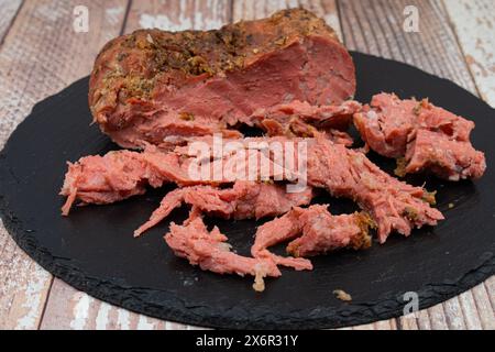 Seitan kann in einer Schüssel verwendet werden Stockfoto