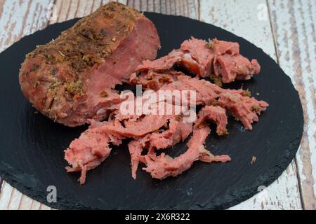 Seitan kann in einer Schüssel verwendet werden Stockfoto